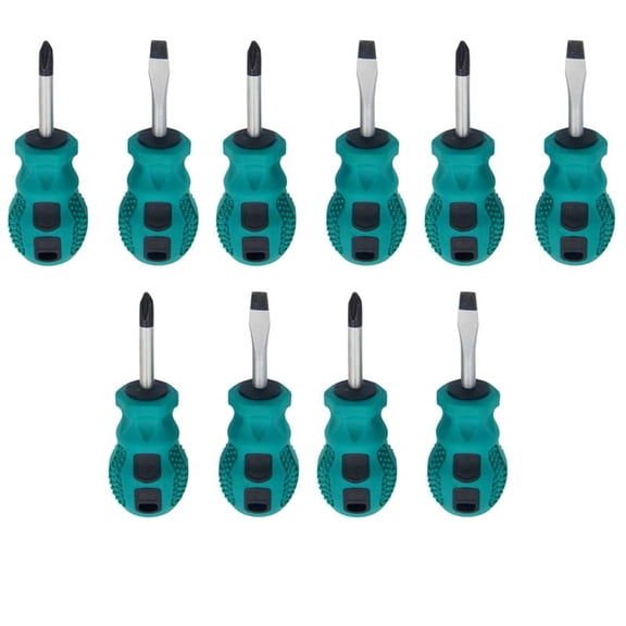 TOP! Small Carrot Heads Screwdriver Mini Dual-Purpose Half-Inch Flat Short
