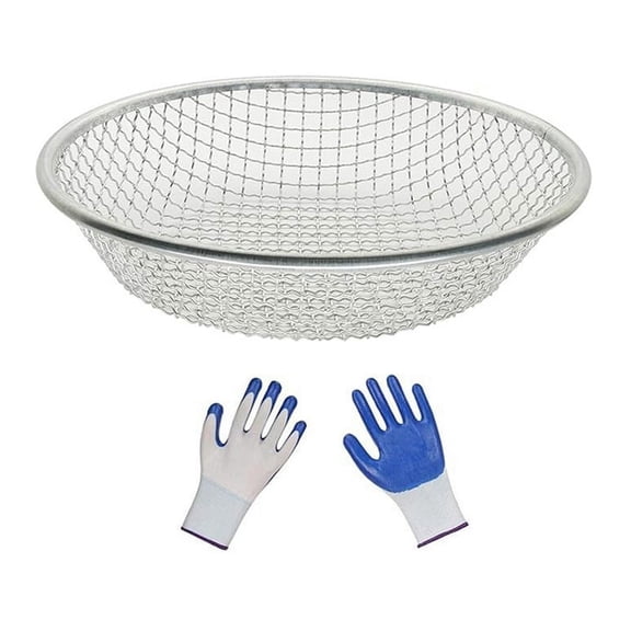 TOP! Stainless Steel Soil Compost Sieve for Capturing Rocks & Sawdust Gardening Sand Sandstone 10mm