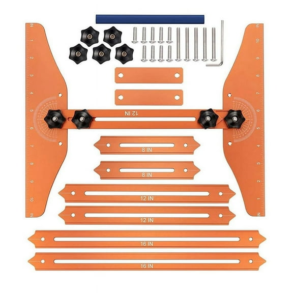 TOP! Stair Tread Gauge Ruler Multi-Function Folding Precision Measurement Tool for Carpentry Projects
