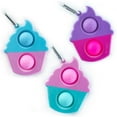 thumbnail image 1 of TOP TRENZ OMG Mega Pop Fidgety Bubble Fidget Toy Keychain - Cupcake, 1 of 2