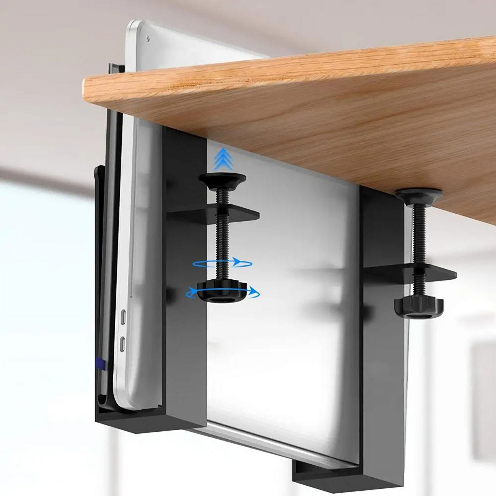 TOP! Table Sides Laptop Rack Charging Cooling Stand Tray Desk Organizer Storage Holder for Pad Under Management