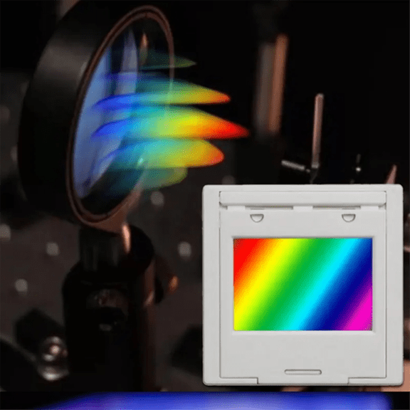 TOP! Transmission Diffraction Grating with Frame Line Spectrophotometer Optical Teaching Experiment A