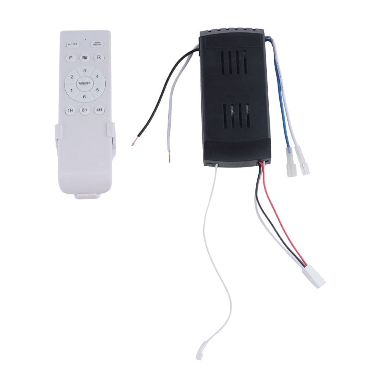 TOP! Universal Ceiling Fan Remote Control Kit Replacement, 6-Speed \u0026 Timing, Replacement for DC Light