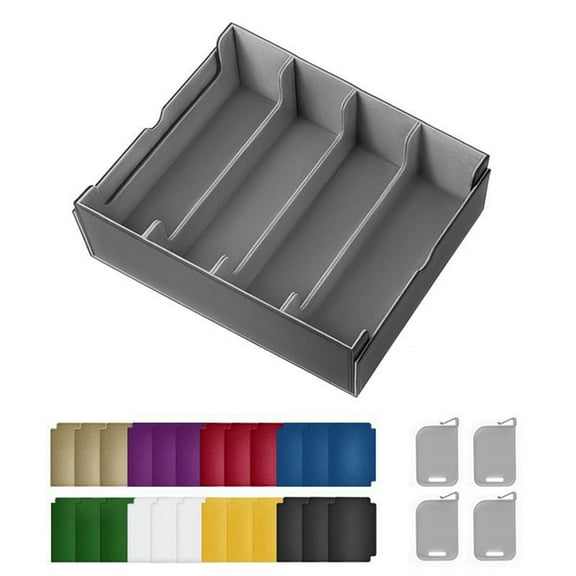 TOP! Upgrade Card Storage Box,TCG Deck Case,Fits 2400+ Single Sleeved Cards for ,YuGiOh,TCG,Trading Sport B