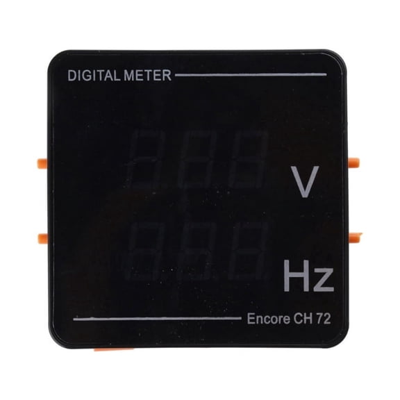 TOP! Upgraded Digital Voltmeter Frequency Panel Voltage HZ-Tester AC50-500V 10-99.9HZ Red-Digits Display