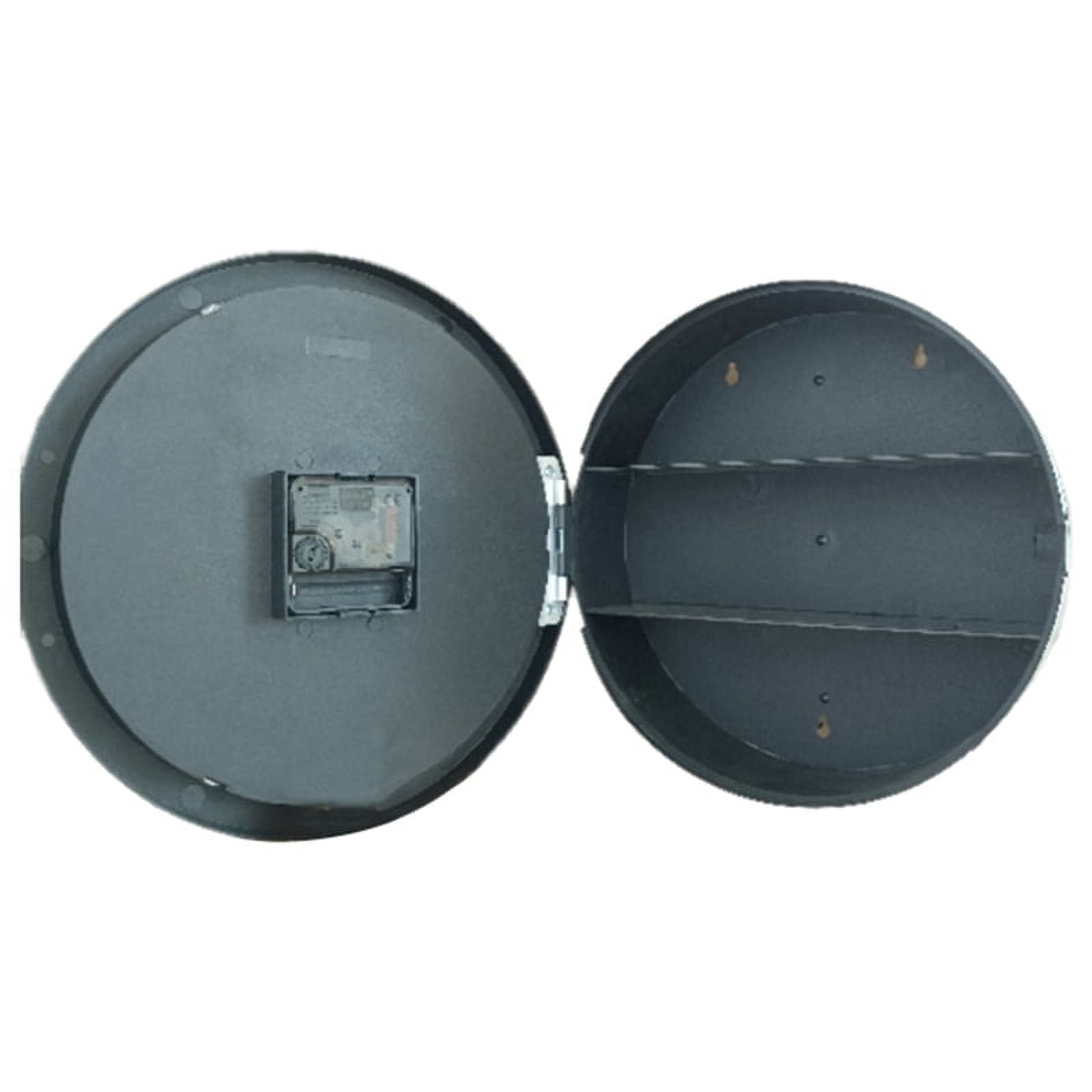TOP! Wall Clock Hidden Safe,Clock Safe for Secret Storage of Money Cash ...