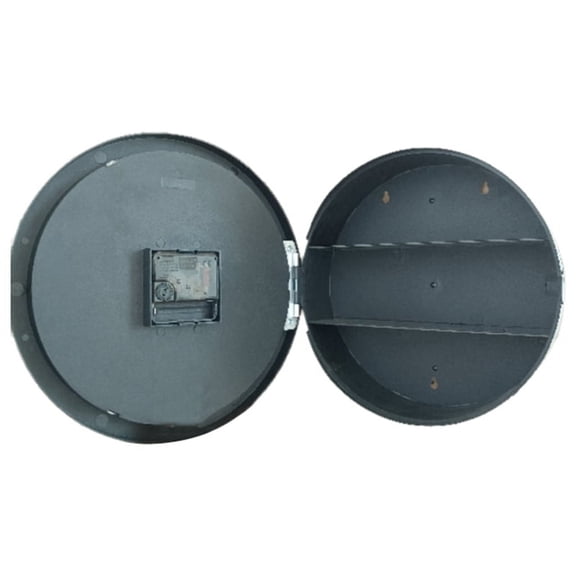 TOP! Wall Clock Hidden Safe,Clock Safe for Secret Storage of Money Cash Jewelry,Wall Box