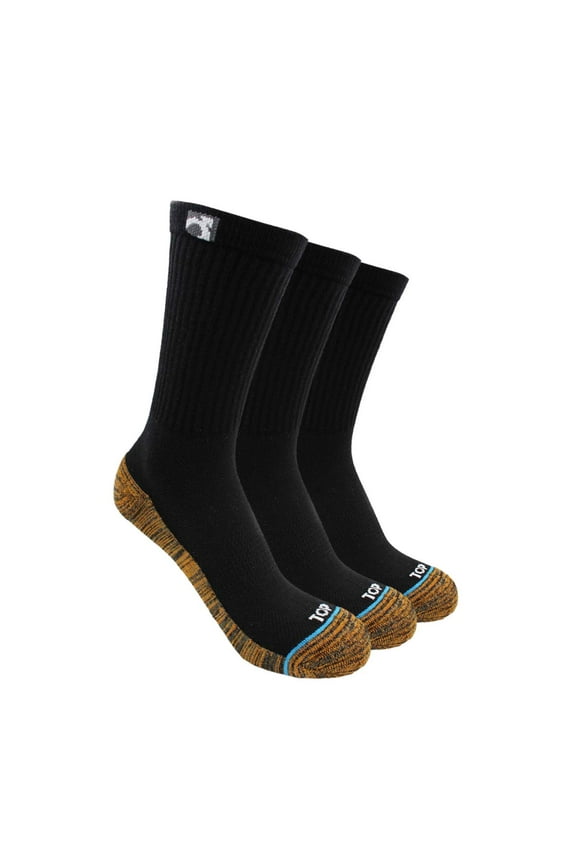 - Men's Active Ankle Socks Cotton Blend & Copper - Pack of 3 - Odor-Resistant Comfort