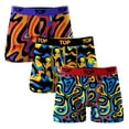 thumbnail image 1 of TOP Men's Cotton Blend Boxer Briefs, Soft & Breathable, Pack of 3, Sizes S-2XL, 1 of 5