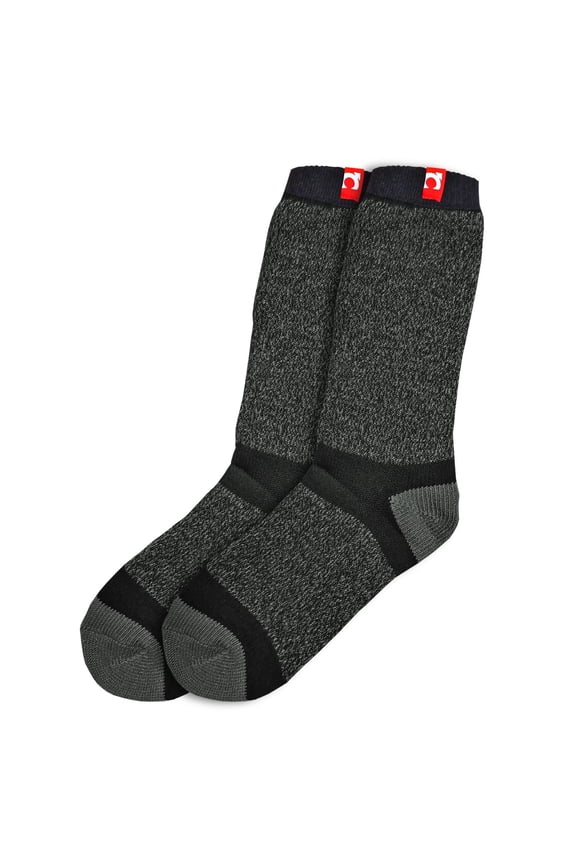 - Men's Thermal Crew Socks - One Pair - Insulated, Warmth-Retaining, Winter Wear