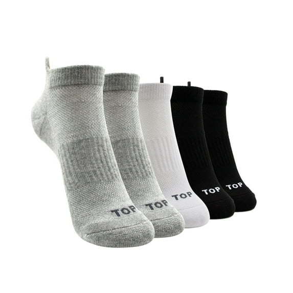 TOP Wear - Women Ankle Socks Cotton Blend - Pack of 5 - Comfortable, Stylish & Durable