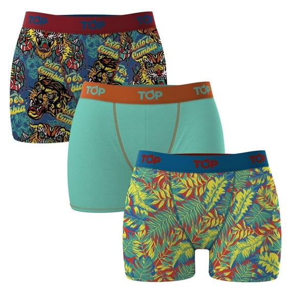 TOP Wear - Women Cotton Blend Boxer Briefs - Pack of 3 - Comfortable, Flexible, Everyday Style