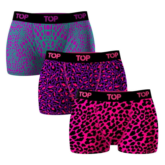 TOP Wear - Women's Cotton Blend Trunks - Pack of 3 - Comfort Fit, Vibrant Colors, All-Day Wear