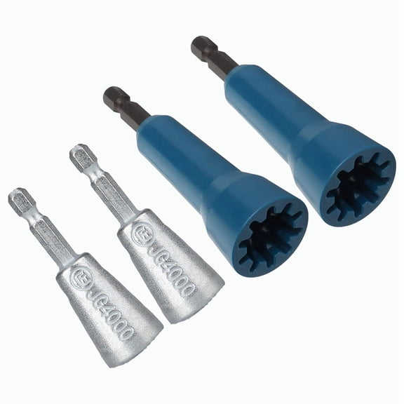 TOP! Wire Twister Tool for Drill 4Pcs Twist Connector Nut Cable Quick Stripping