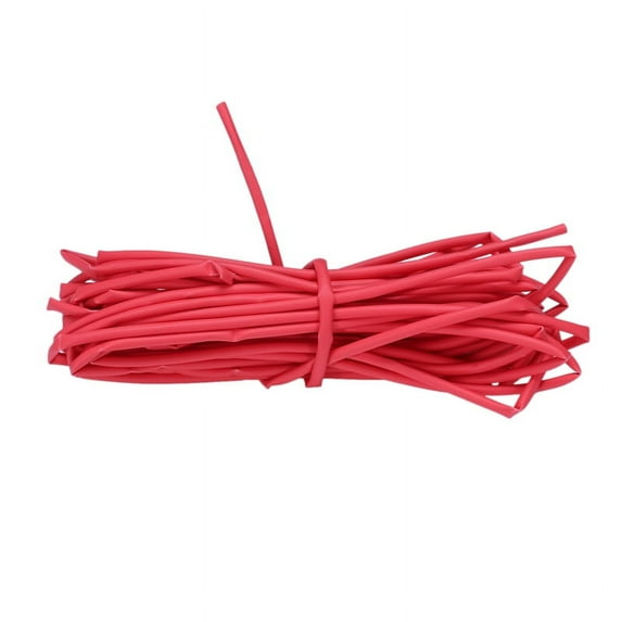 TOP! Wire Wrap 1mm Dia Red Heat Shrinkable Tube Shrink Tubing 4 Meters