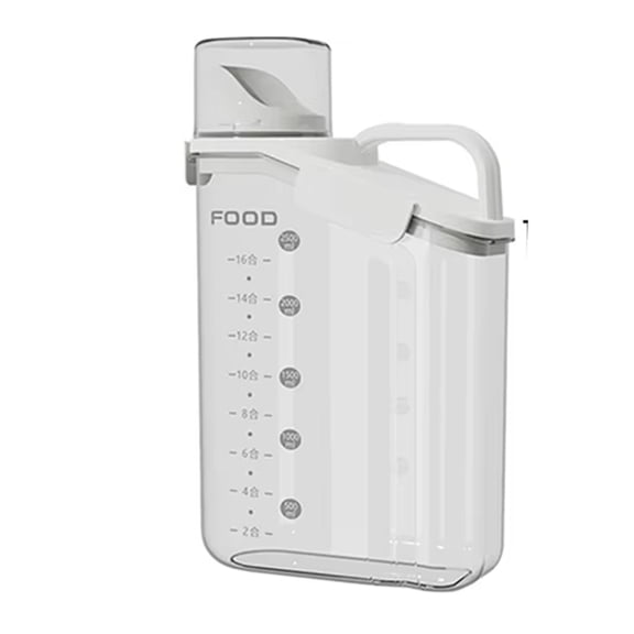 TOP! With Scale Kitchen Cereals Storage Box Sealed Jar Food Container Moisture-Proof Grain Tank Insect Proof