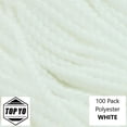 thumbnail image 1 of TOP YO String Yo-Yo String - 100 Pack Polyester YoYo String (White), 1 of 1