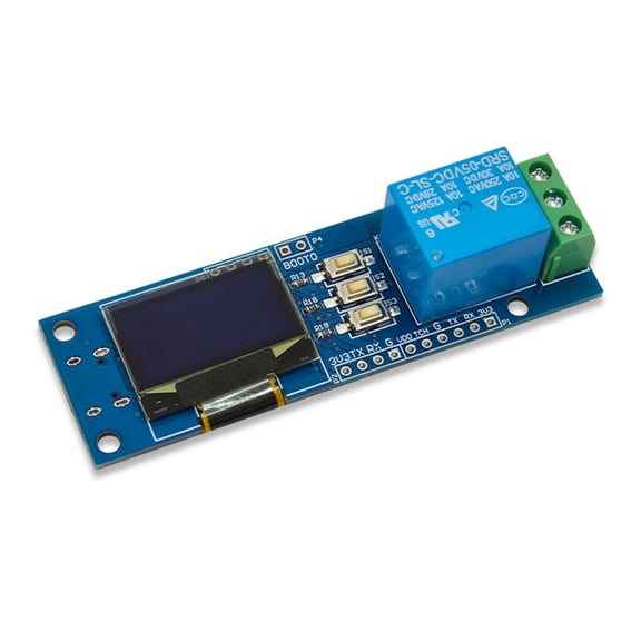 TOP! ZW101 Fingerprint Single-Channel Relay Module Capacitive Semiconductor OLED Display STM32 Support Secondary Development
