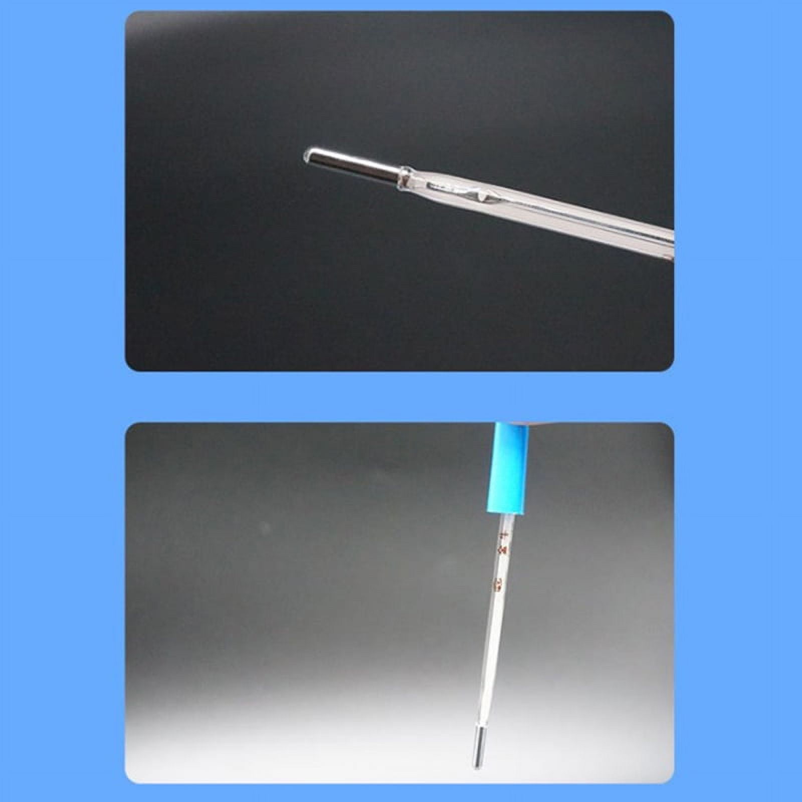 TOPhelper 1Pc Glass Thermometer Medical Household Oral Thermometer