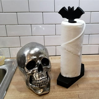 Potted Pans Spooky Kitchen Coffin Shelf Knife Block - Gothic 7 Blade Knife  Stand 