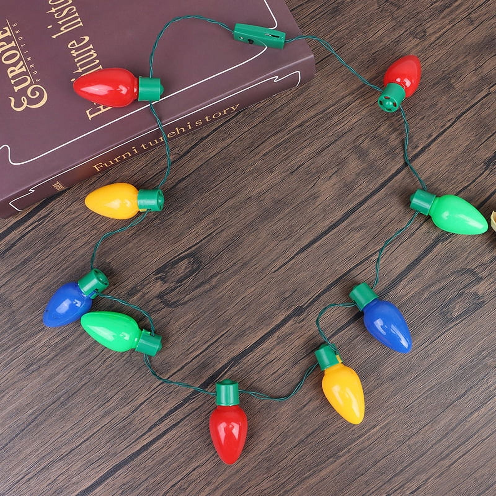 Light Up Christmas Bulb Earrings or Necklace - The Ugly Sweater Shop