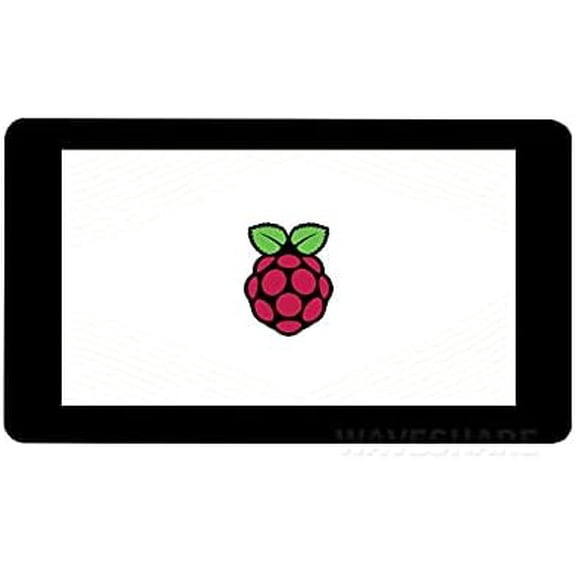 TOP1 7inch Capacitive Touch IPS Display for , 1024600 Resolution Screen Capacitive 5-Point Touch Control, I2C Touch Interface Support 4B/3B+/3A+/CM3+/4