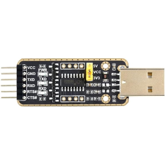 TOP1 USB Type A to UART Communication Module, High Band Rate Transmission, Stable and Safe, Supports Mac/Linux/Android/Windows 7/8/8.1/10/11