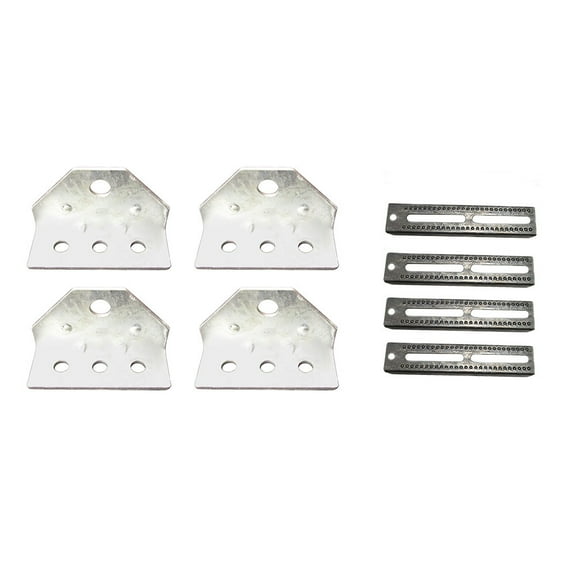 Qty 4: 12" Bunk Board Bracket Kit Fits Universal Products Replaces 86115G