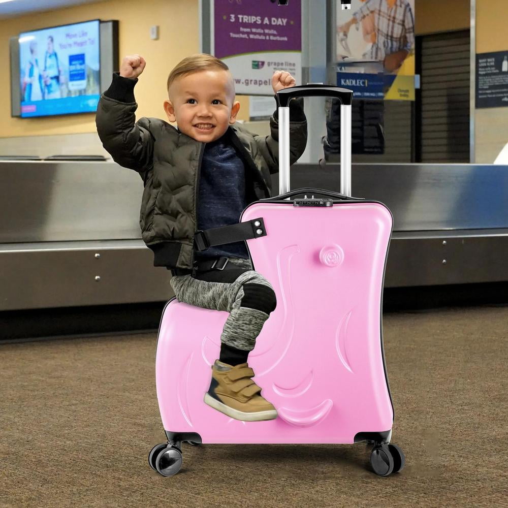 Luggage For Kids Travel Kids Luggage Cartoon Riding Trolley Case
