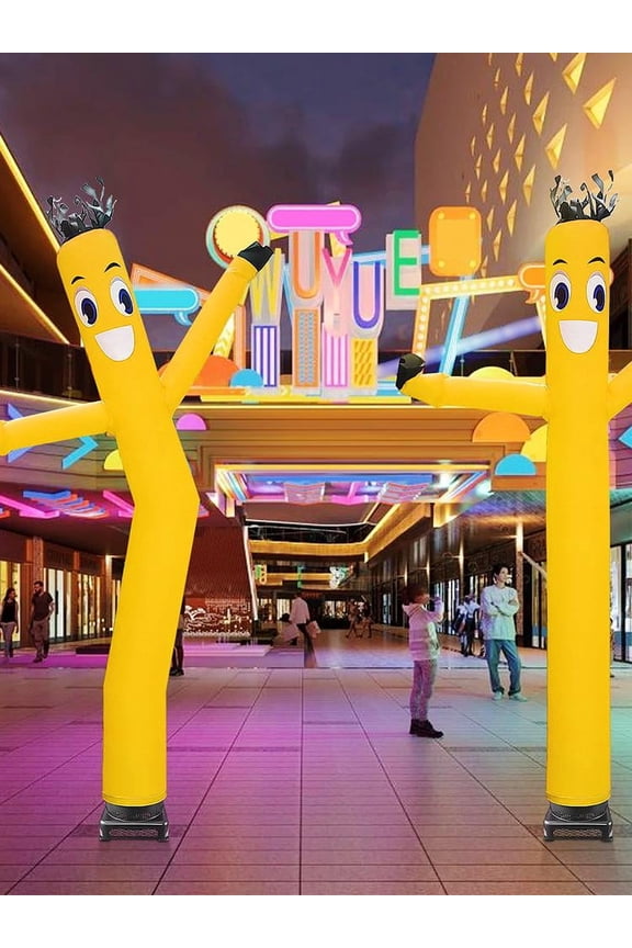 20FT Inflatable Dancing Man with Blower, Air Dancers Inflatable Tube Man, Highly Durable and Tear Resistant Polyester Polyamide Nylon Inflatable Man Dancing, Waving Inflatable Tube Man