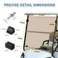 TOPATY Golf Cart Foldable Windshield Golf Cart Curtains Windshield