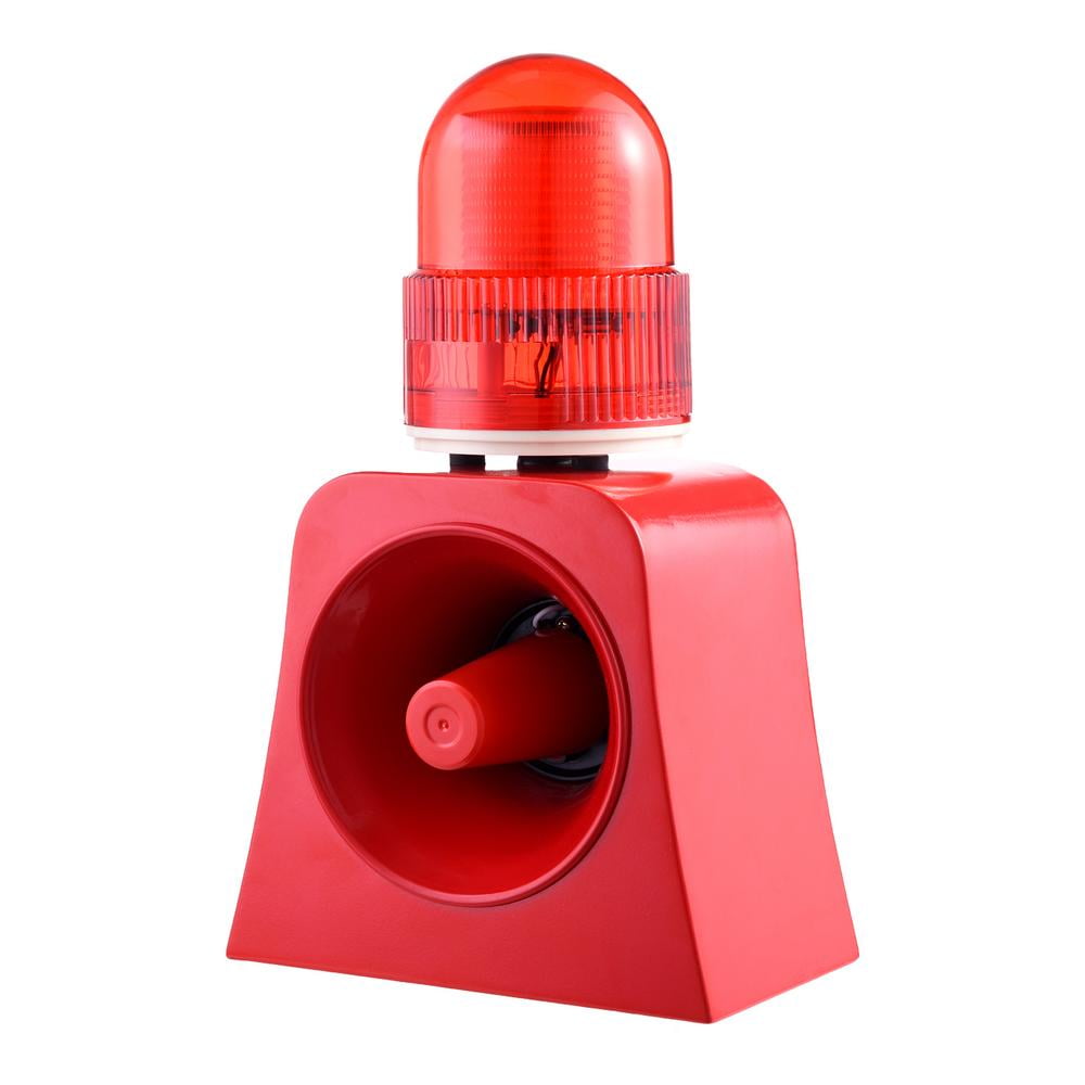 Fire Alarm AC110V-120V Industrial Siren Alarm Strobe Light-120dB