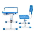 TOPATY Kids Desk And Chair Sets Adjustable Student Writing Desk With