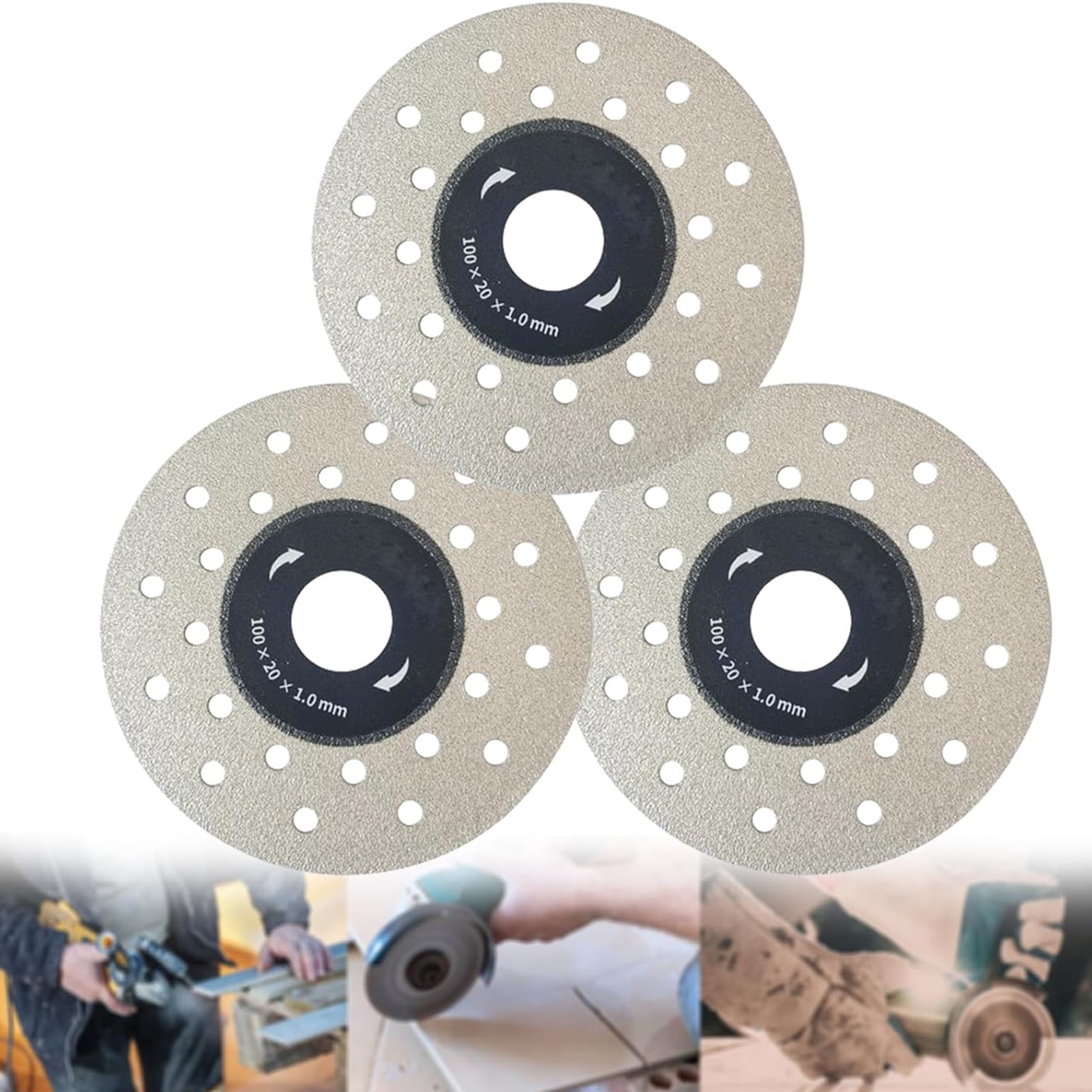 TOPATY Porous Widened Cutter for Stone Ceramic, Tile Cutting Grinding