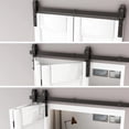 thumbnail image 1 of TOPATY Sliding Barn Door Hardware J-Shape Carbon Steel Barn Door Hardware Space Saving Hardware for Living Rooms Wear-Resistant Barn Door Hardware for Home portable, 1 of 6