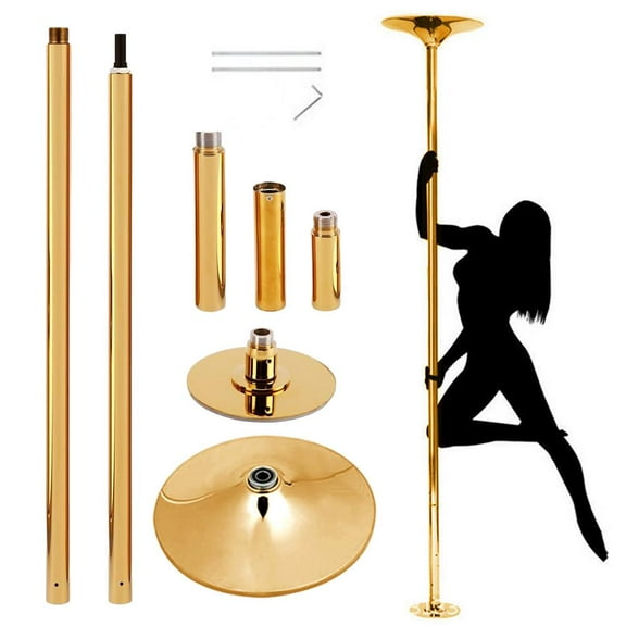 TOPATY Stripper Pole for Home Detachable Steel Static Dancing Pole Heavy Duty Exercise Pole Fitness Dance Tube for Home Bedroom Pole Dance Studios kindly