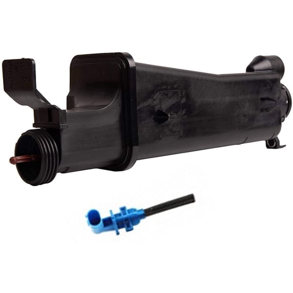 TOPAZ 17111436413 Radiator Coolant Overflow Expansion Tank with Level Sensor for BMW E46 E83 E53 X3 X5