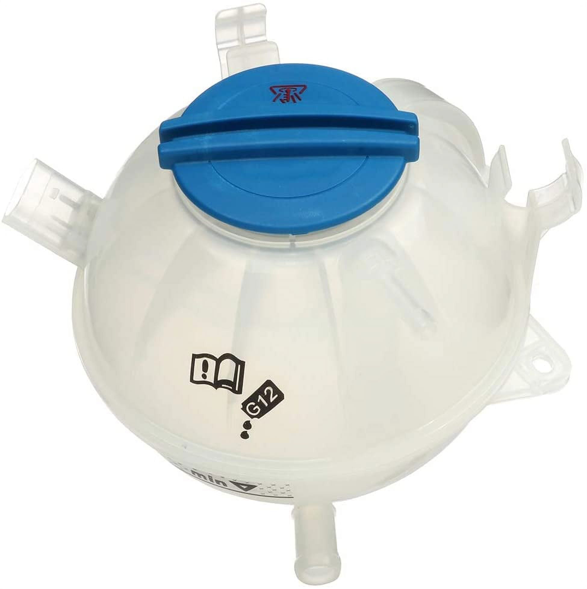 TOPAZ 1K0121407A Radiator Overflow Reservoir Expansion Recovery Tank W/Cap & Sensor for Audi A3 Q3 Volkswagen VW Passat Jetta Golf