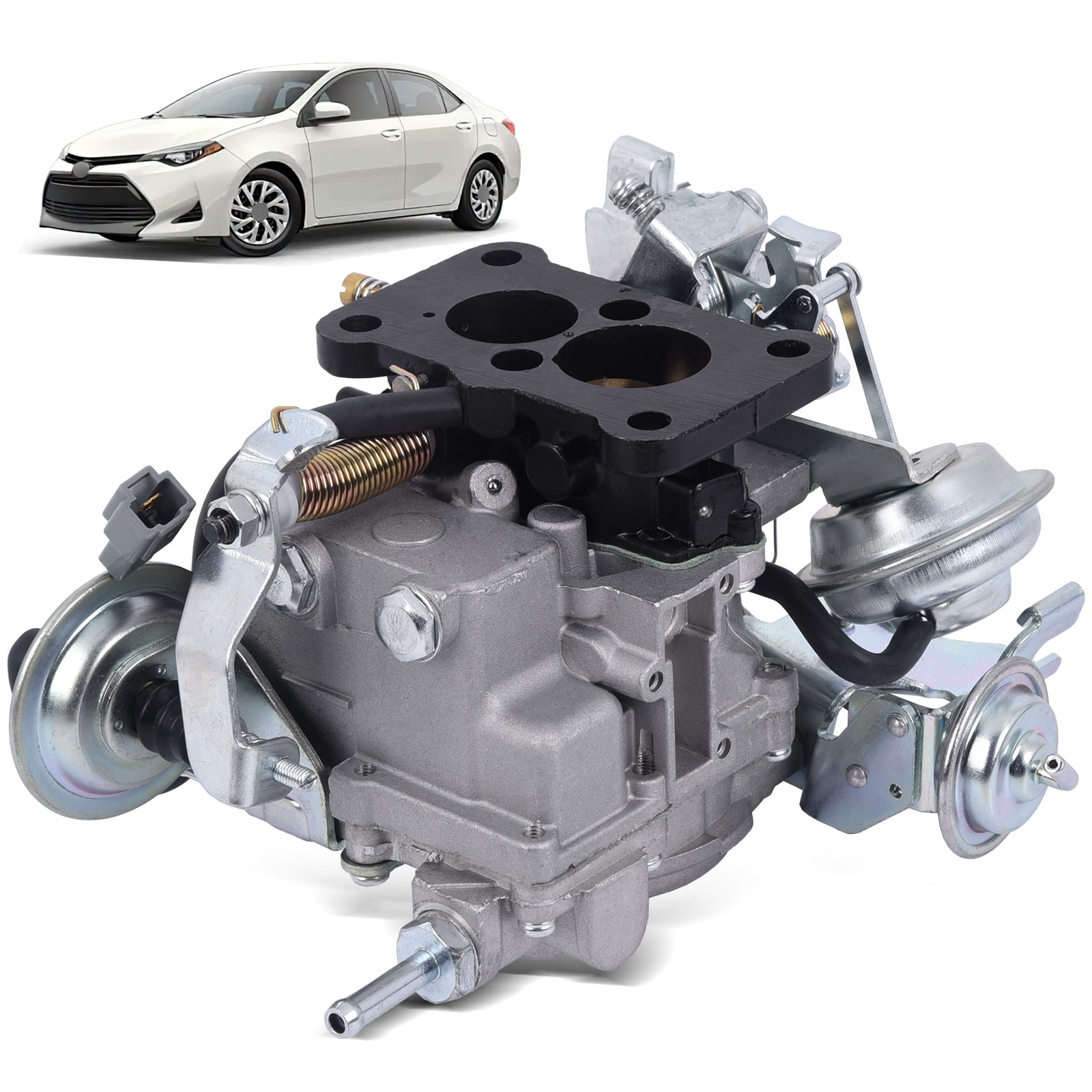 WOPARTS Carburetor For Toyota 2E Engine – Tercel Corolla Starlet 1984-1990 – Manual Choke-874745