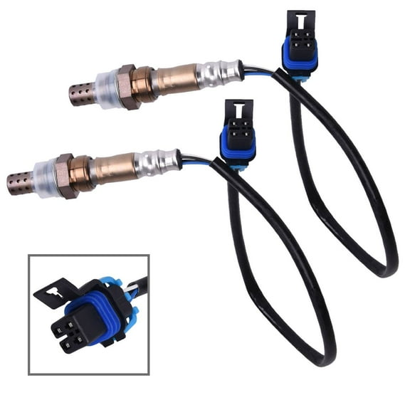 TOPAZ 2PCS Oxygen O2 Lambda Sensor Upstream and Downstream Fits Pontiac GMC Isuzu Buick