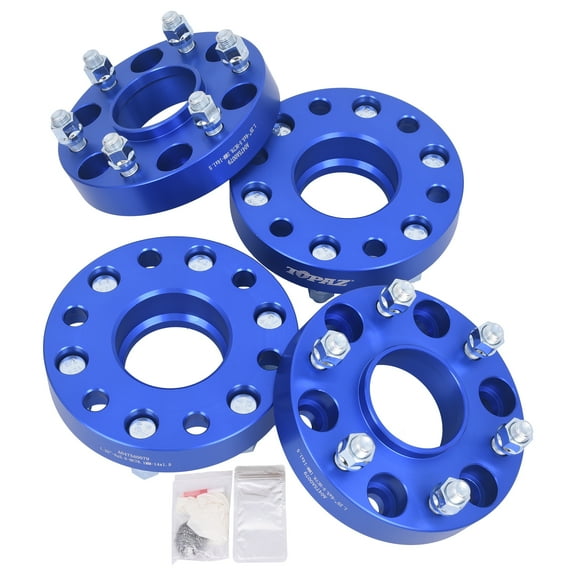 TOPAZ 4PCS 1.25" 6x5.5" Hubcentric Wheel Spacer Adapter For QX80 Titan XD Ram 1500