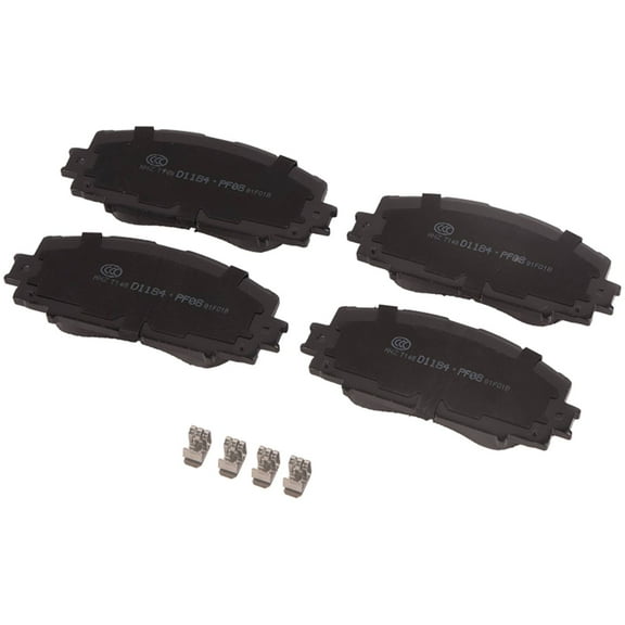TOPAZ 4PCS D1184 Front Ceramic Disc Brake Pads Kit Replacement for Lexus CT200h 2011-2017 Scion iQ 2013 Toyota Prius 2010-2022 Prius Plug-In 2012-2015 Prius Prime 2017-2019 Yaris 2006-2018