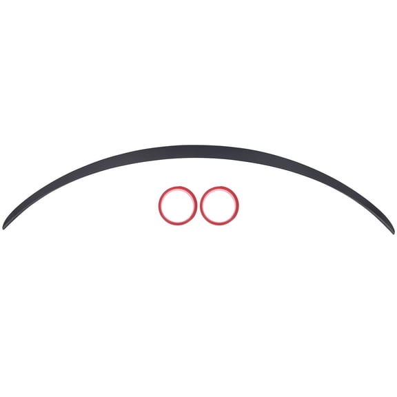 TOPAZ Black Rear Trunk Lip Spoiler Compatible with Tesla Model Y All Models 2021 2022 2023 2024