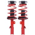 thumbnail image 1 of TOPAZ Bright Red Front Pair Complete Strut Spring Assembly Set Compatible with Toyota Matrix Pontiac Vibe 2003-2008 Replace 172117, 172116, 1 of 9