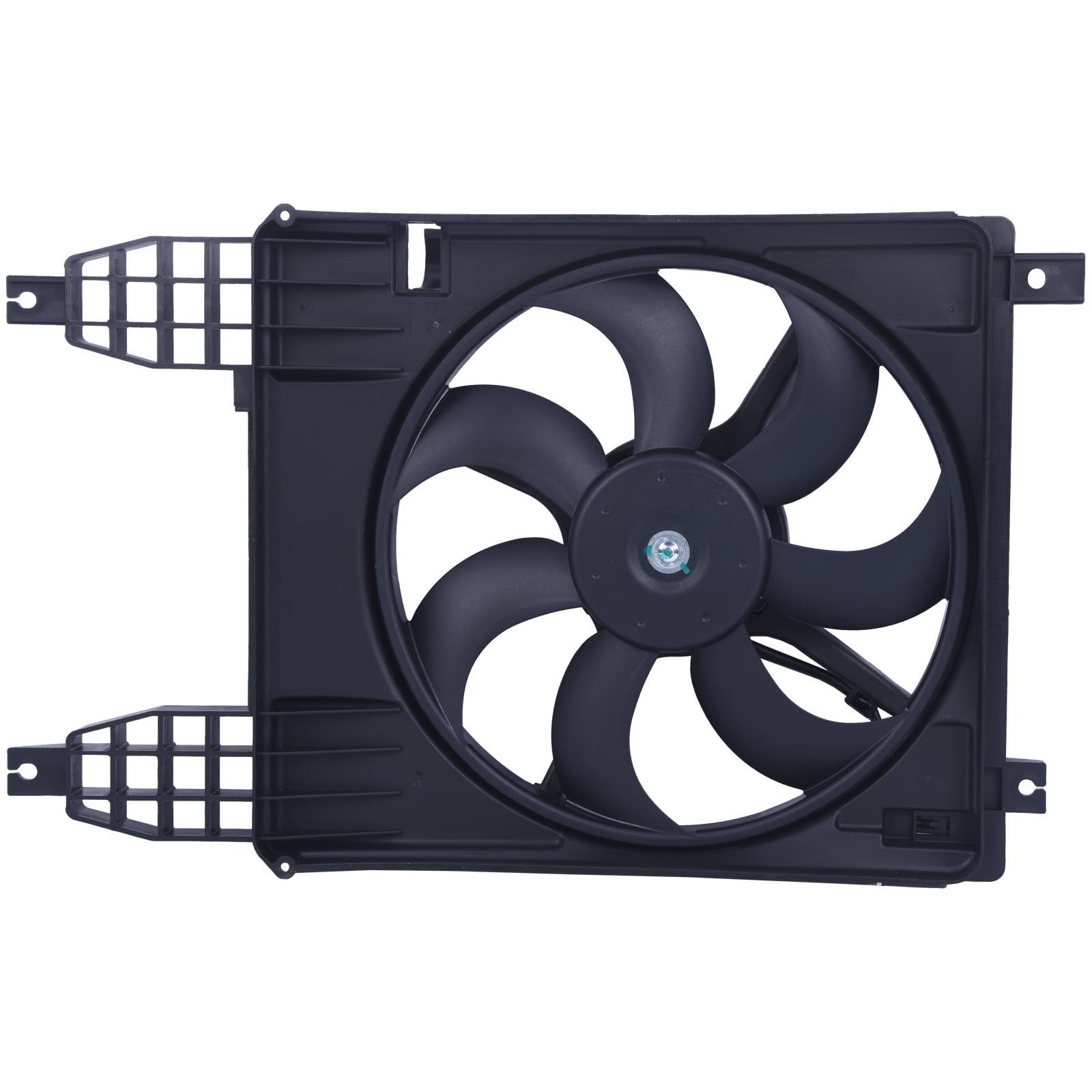 TOPAZ Front Single Cooling Radiator Fan Assembly Fits 09-17 Chevy Aveo ...