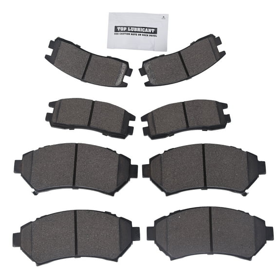 TOPAZ Front and Rear Ceramic Brake Pads Kit for Cadillac DeVille Chevy Venture D699 D698