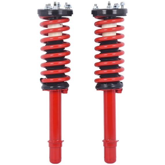 TOPAZ Pair Front Complete Shock Struts Assembly For Honda Accord 2003 - 2007 172123L + 172123R Front Struts Shock Absorber Assembly Set