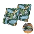 thumbnail image 1 of TOPCHANCES 2 Pcs Patio Stretch Sofa Cushion Covers Outdoor Cushion Covers Replacement with Elastic Bottom, Couch Slipcover Sofa Seat Covers Patio Furniture Protector, Green Forest, 1 of 10