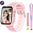 thumbnail image 1 of TOPCHANCES 4G Kids Smart Watch, Kids Cell Phone Watch with GPS Tracker, 2-way Calling, SMS, Voice, Video, Face Unlock Function, Touch Screen Smart Watch for Boys Girls 3-15 (Pink), 1 of 9
