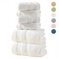 thumbnail image 1 of TOPCHANCES 6-Piece Towel Set, Ultra Absorbent Cotton Bath Towels Set (White), 1 of 8